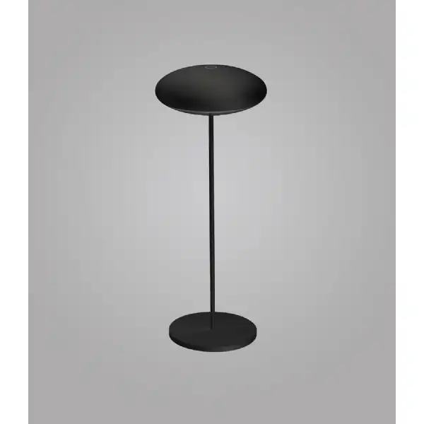 Klappen Table Lamp With USB Cable, 2.2W LED, 3000K, 188lm, IP54, Black, 3yrs Warranty