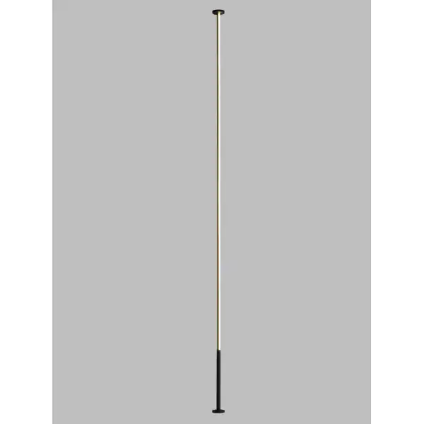 Vertical Floor Lamp, 40W LED, 3000K, 2400lm, Dimmable, Black, 3yrs Warranty