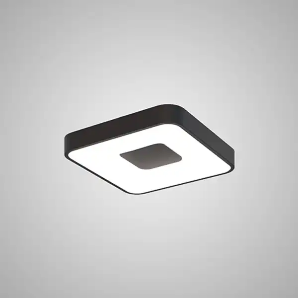 Coin Square Ceiling 56W LED With Remote Control 2700K 5000K, 2500lm, Black, 3yrs Warranty