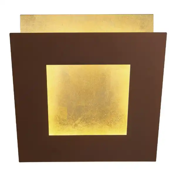 Dalia 40cm Wall Lamp, 40W LED, 3000K, 2800lm, Gold Rust Brown, 3yrs Warranty