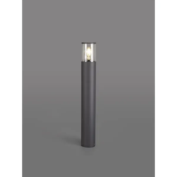 Ruislip 65cm Post Lamp 1 x E27, IP54, Anthracite Clear, 2yrs Warranty