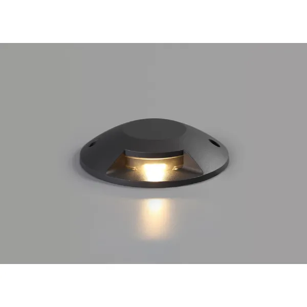 Fleet, Above Ground (NO DIGGING REQUIRED) Driveover 1 Light, 1 x 6W LED, 3000K, 165lm, IP67, IK10, Anthracite, 3yrs Warranty