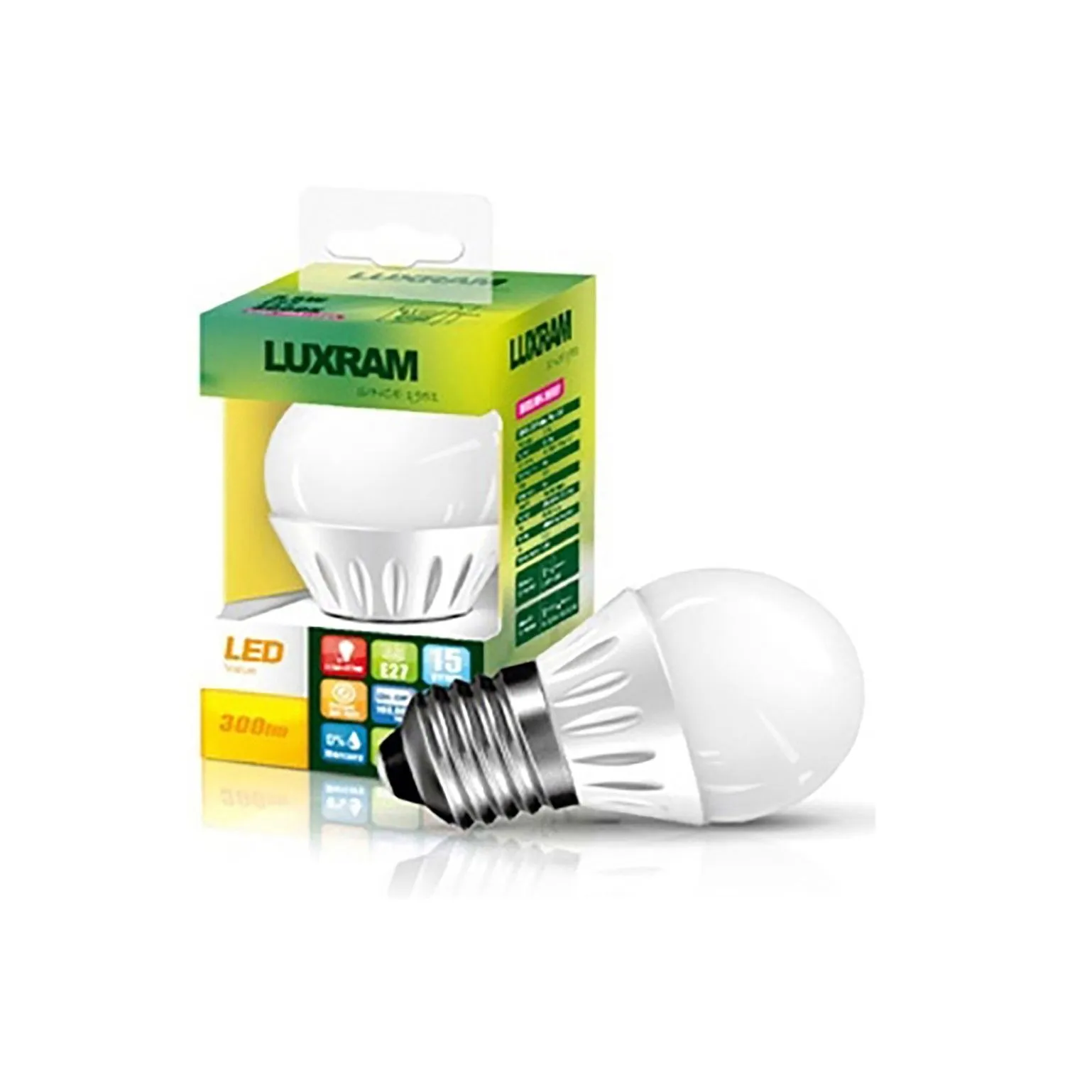 Value LED Ball Plus E27 3.5W White 6400K 300lm (1 1)