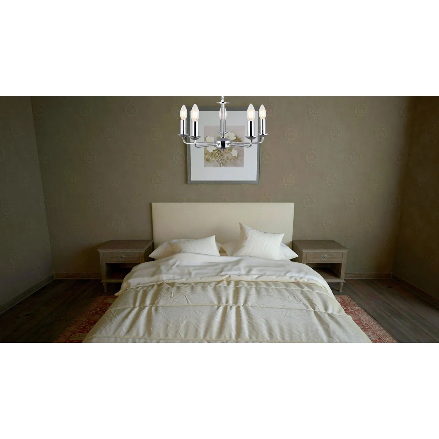 Banyan 2 Light Switched Wall Lamp Without Shade, E14 Polished Nickel