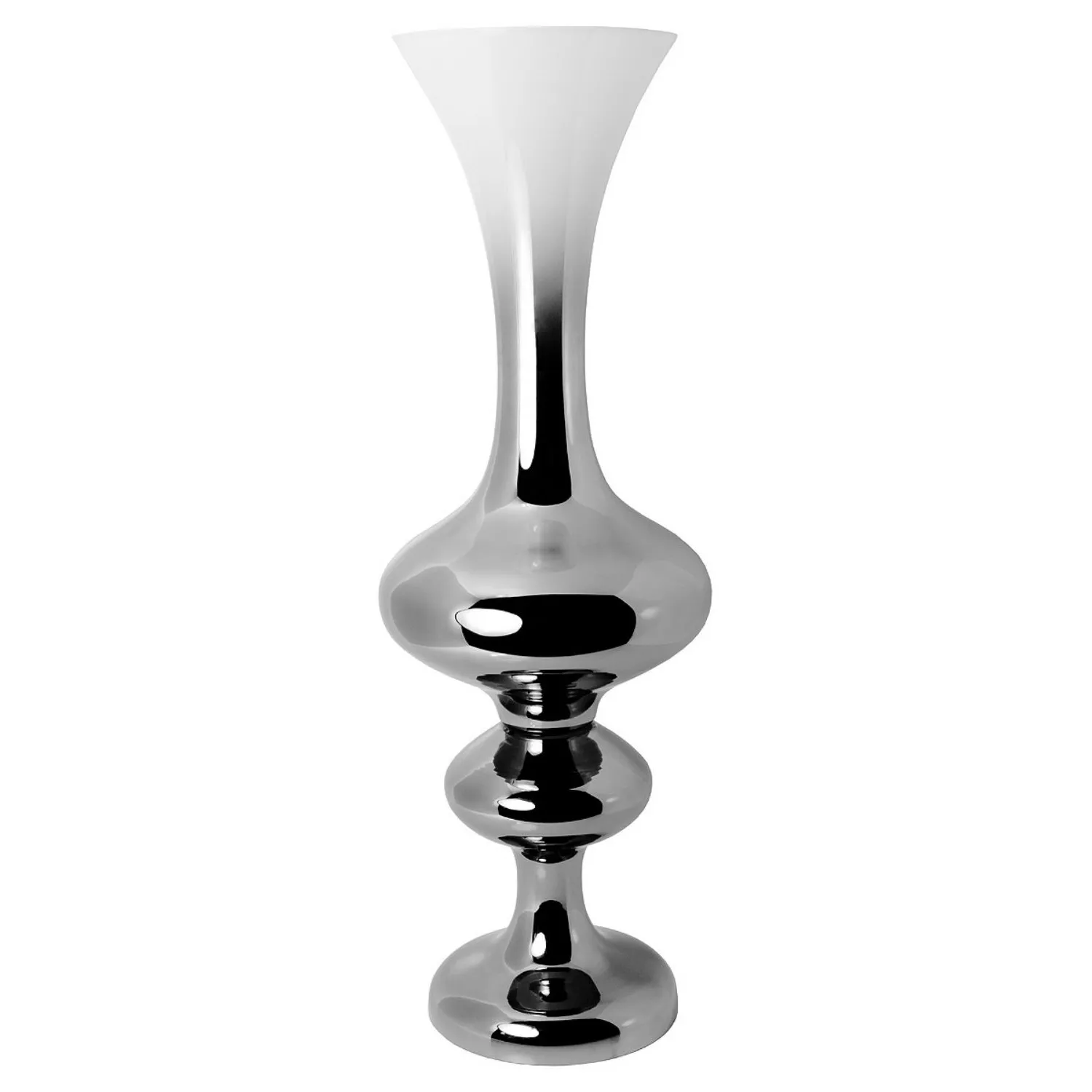 White & Silver Centrepiece Vase
