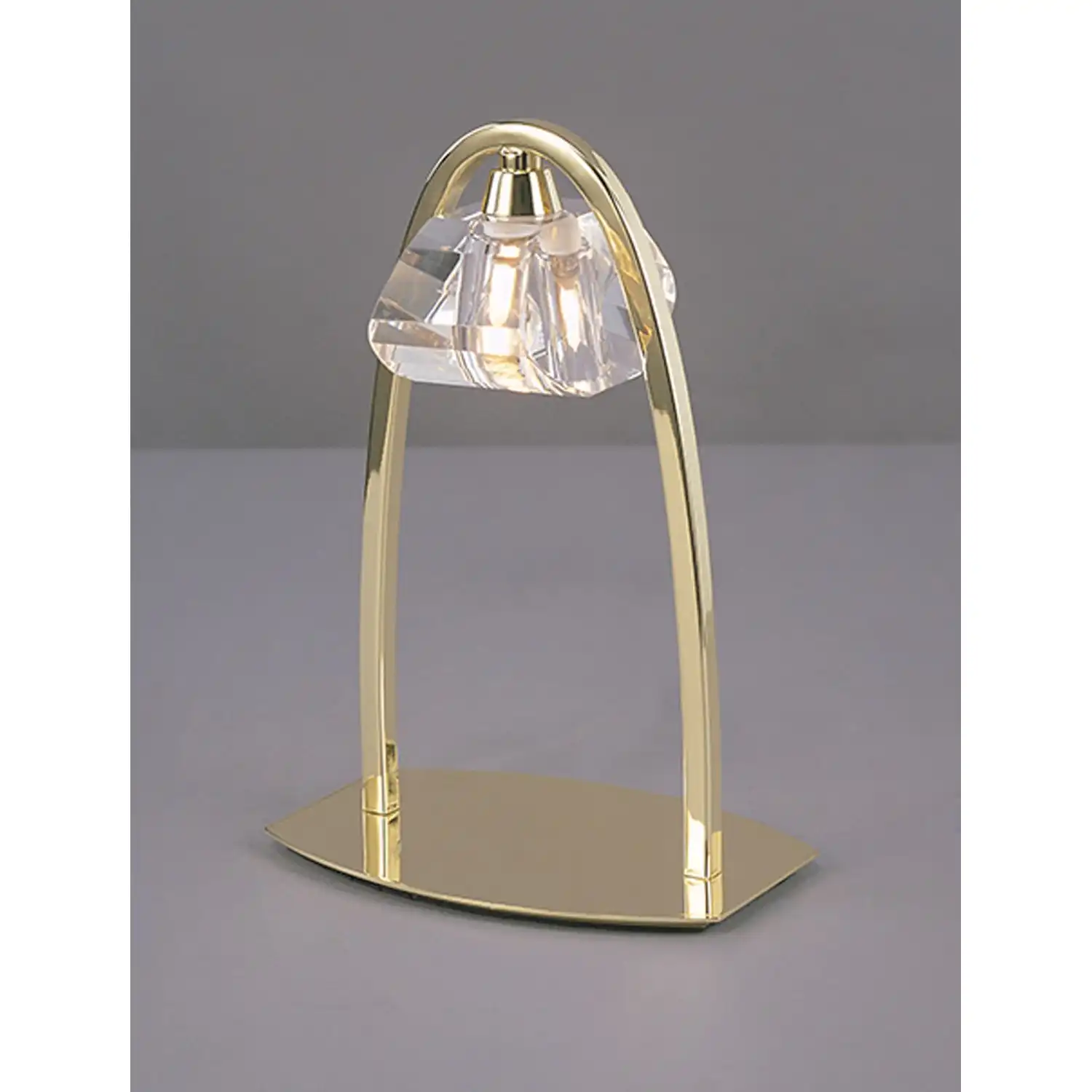 Alfa Large Table Lamp 1 Light G9, Polished Brass