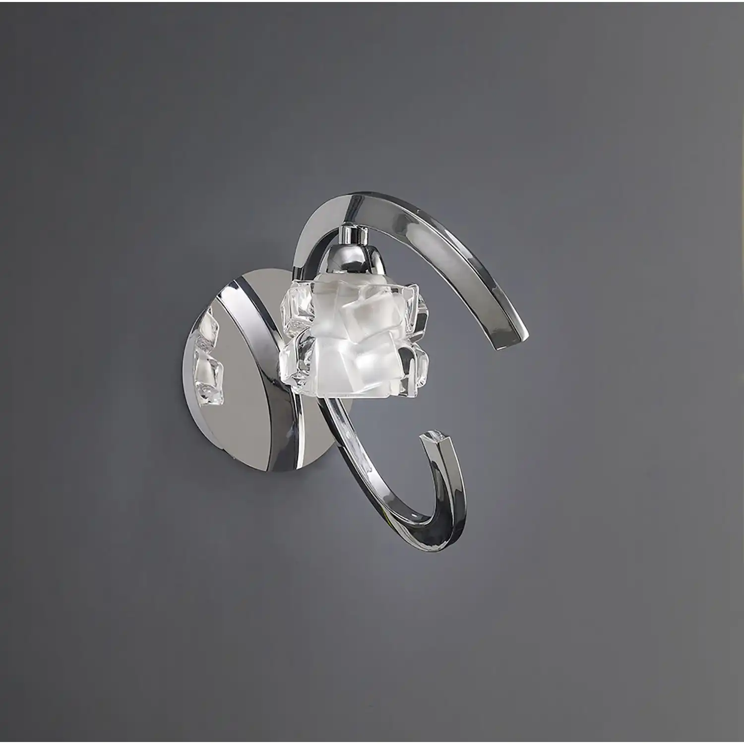 Ice Wall Lamp Switched 1 Light G9 ECO, Polished Chrome