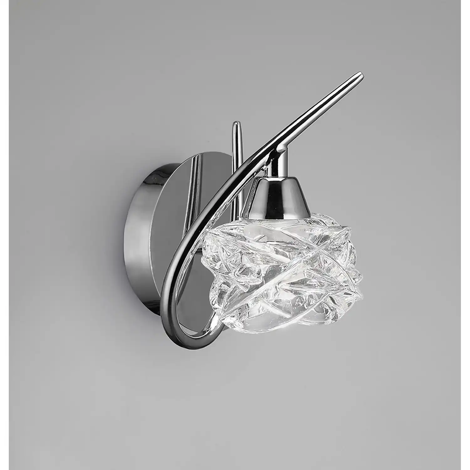 Maremagnum Wall Lamp Switched 1 Light G9, Polished Chrome