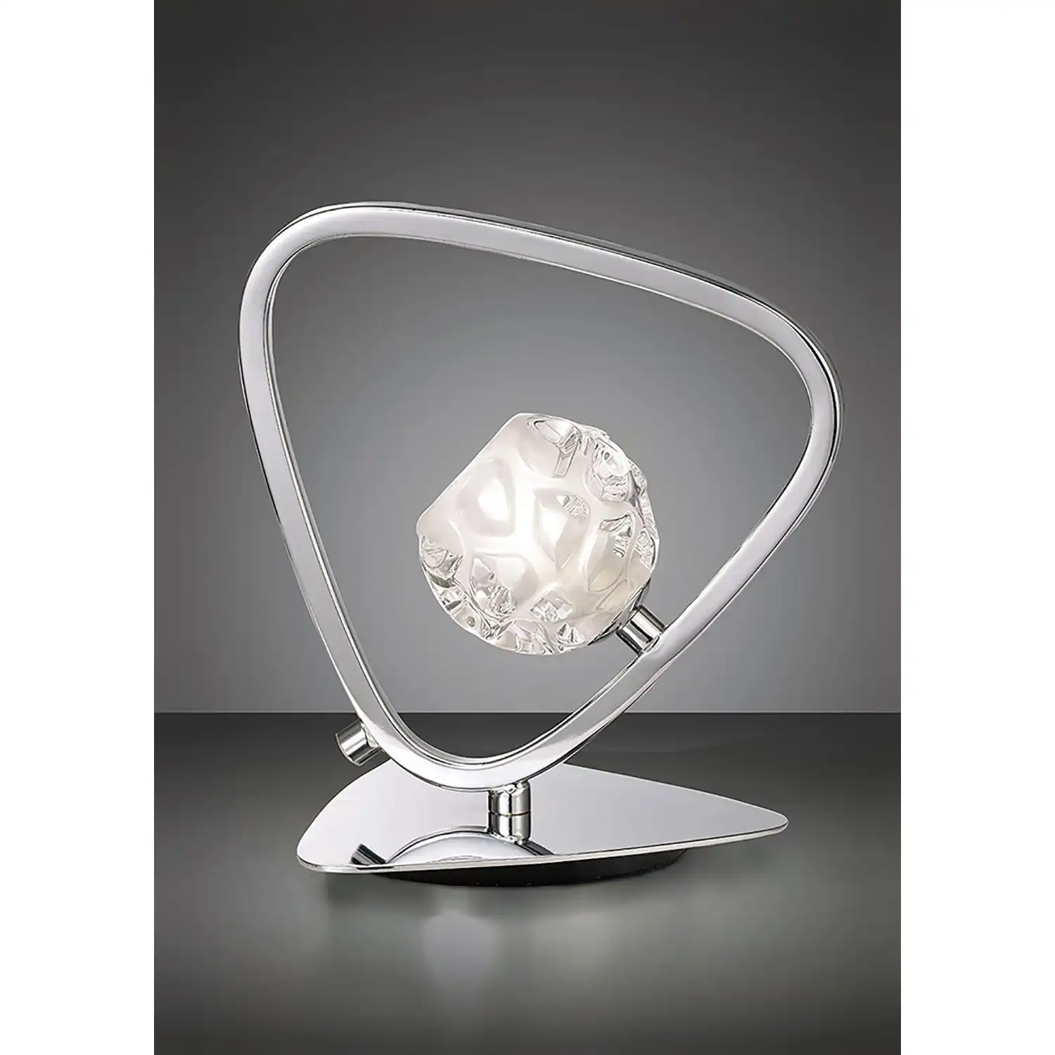 Lux Table Lamp 1 Light G9, Polished Chrome