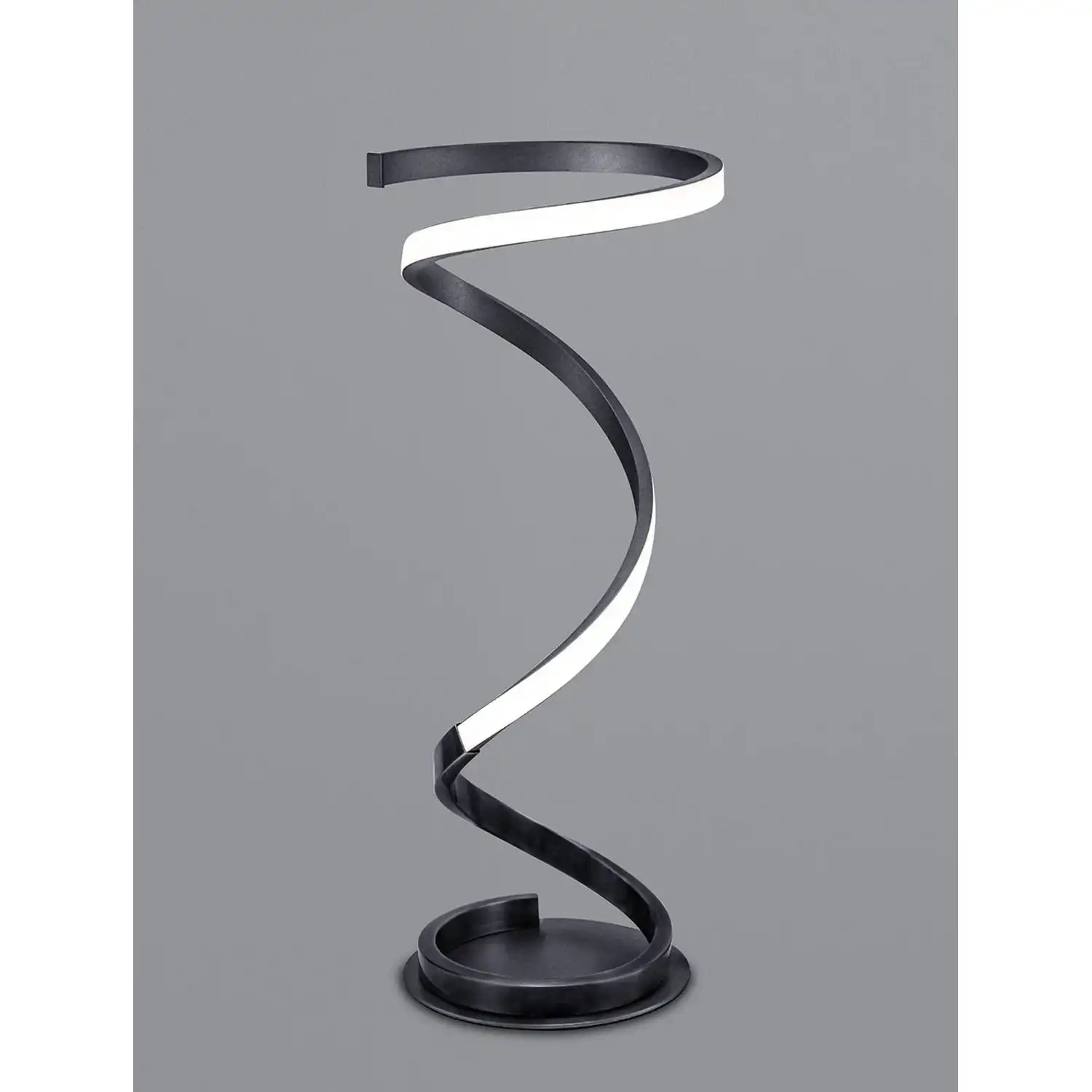 Helix Table Lamp 52cm, 20W LED, 3000K, 1600lm, Black, 3yrs Warranty