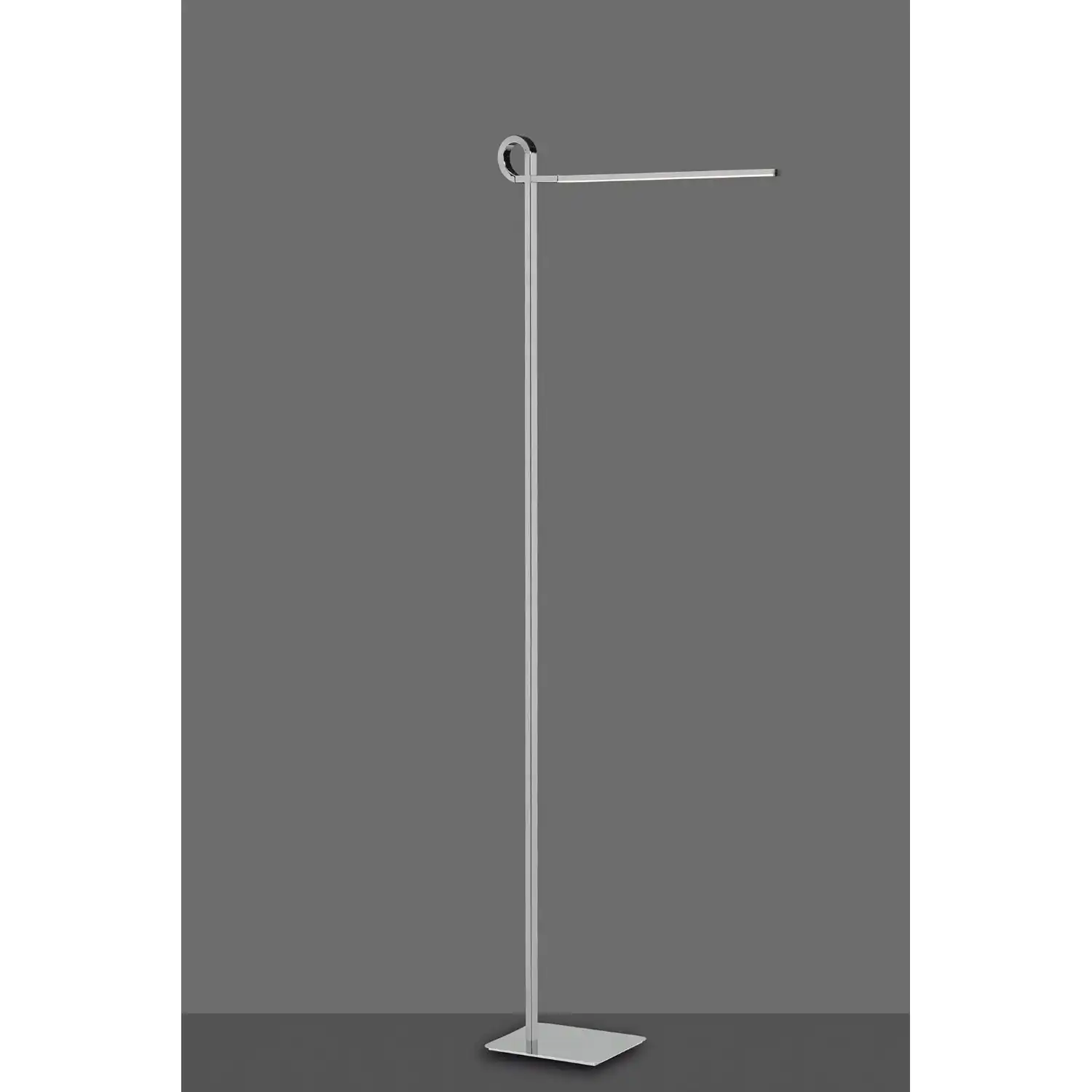 Cinto Floor Lamp 163cm, 7W LED, 3000K, 540lm Dimmable, Polished Chrome, 3yrs Warranty