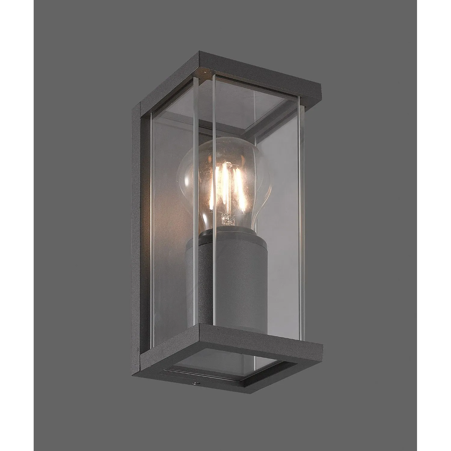 Meribel Wall Lamp, 1 x E27, IP54, Graphite, 2 Years Warranty