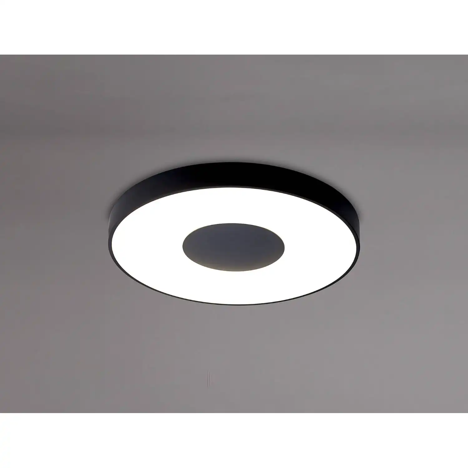 Coin Round Ceiling 80W LED With Remote Control 2700K 5000K, 3900lm, Black, 3yrs Warranty