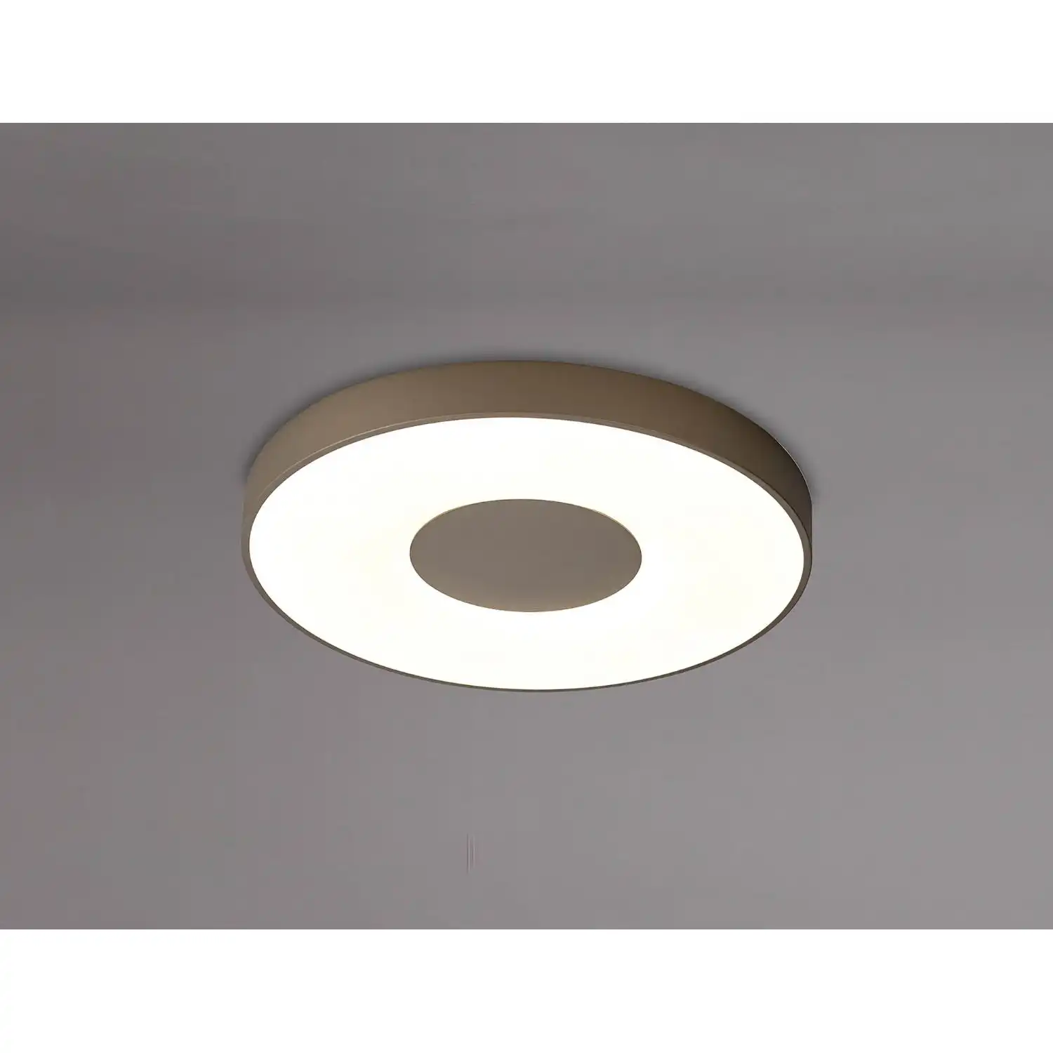 Coin Round Ceiling 80W LED With Remote Control 2700K 5000K, 3900lm, Sand Brown, 3yrs Warranty