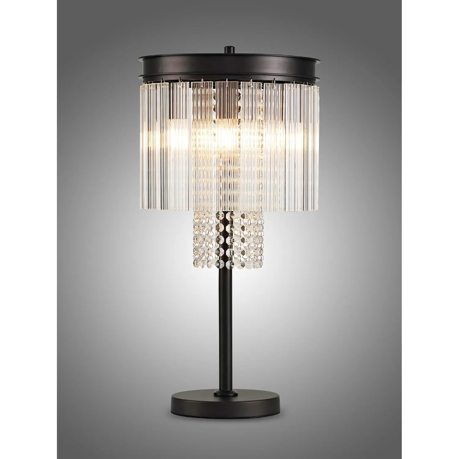 Greenwich Table Lamp, 6 Light E14, Brown Oxide