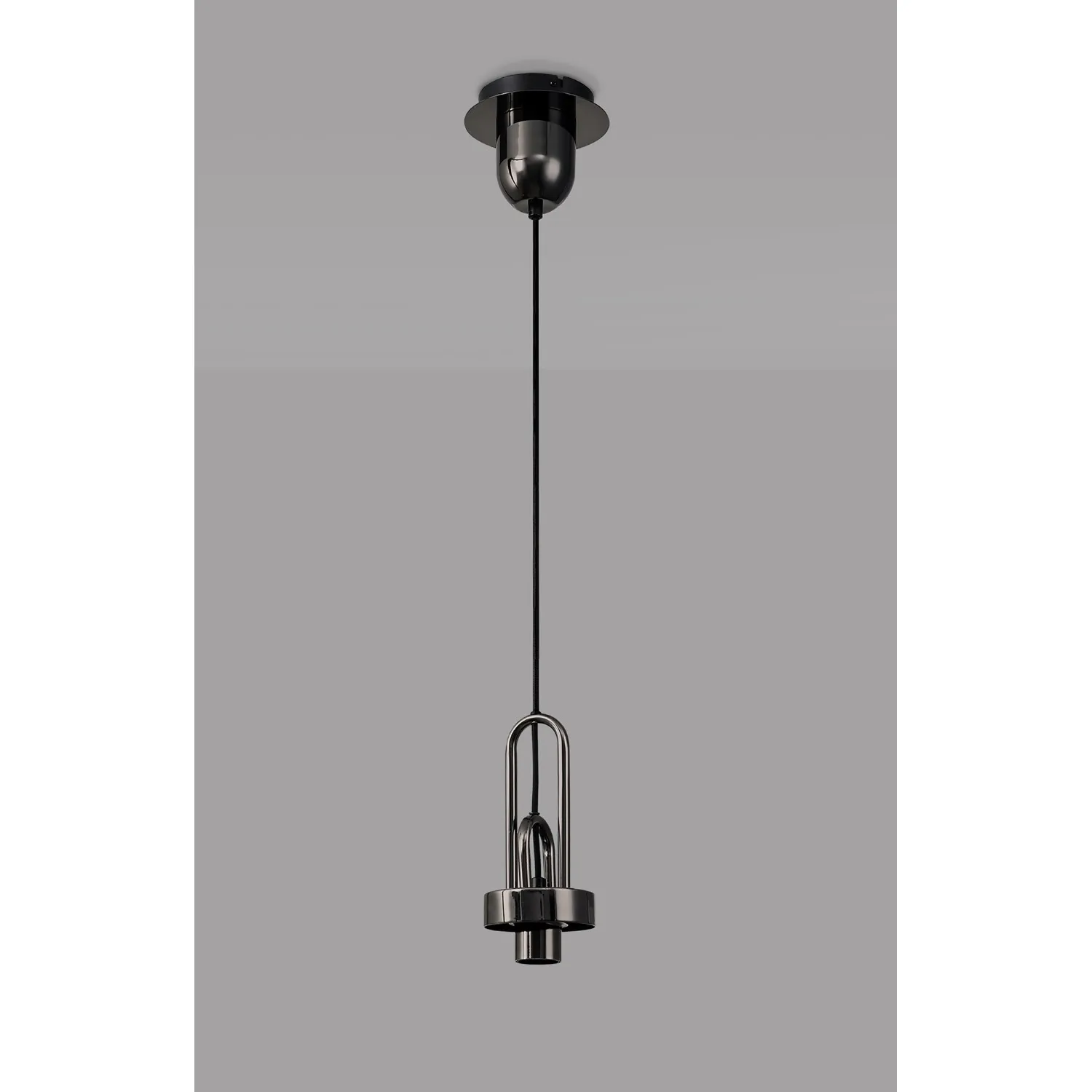 Black Chrome Matt Black IP20 Suspension Kit E27 Lamp Holder