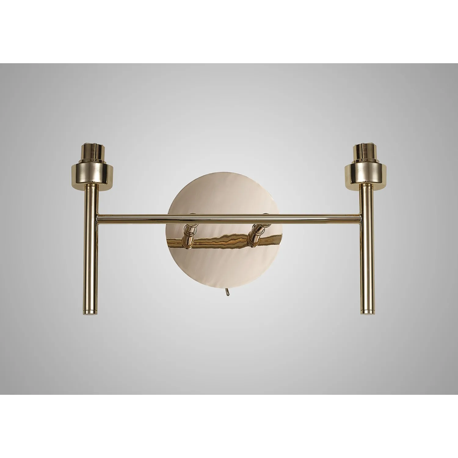 Abingdon French Gold 2 Light G9 Universal Switched Wall Lamp, Suitable For A Vast Selection Of Glass Shades